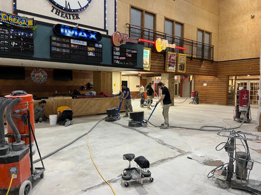 Commercial floor coating Cotter AR