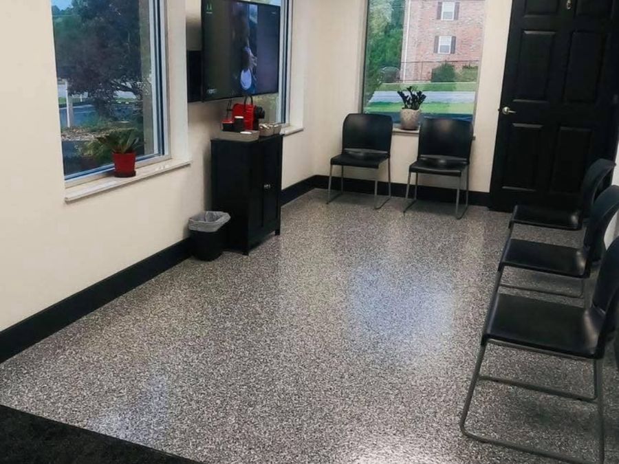 Commercial floor coating