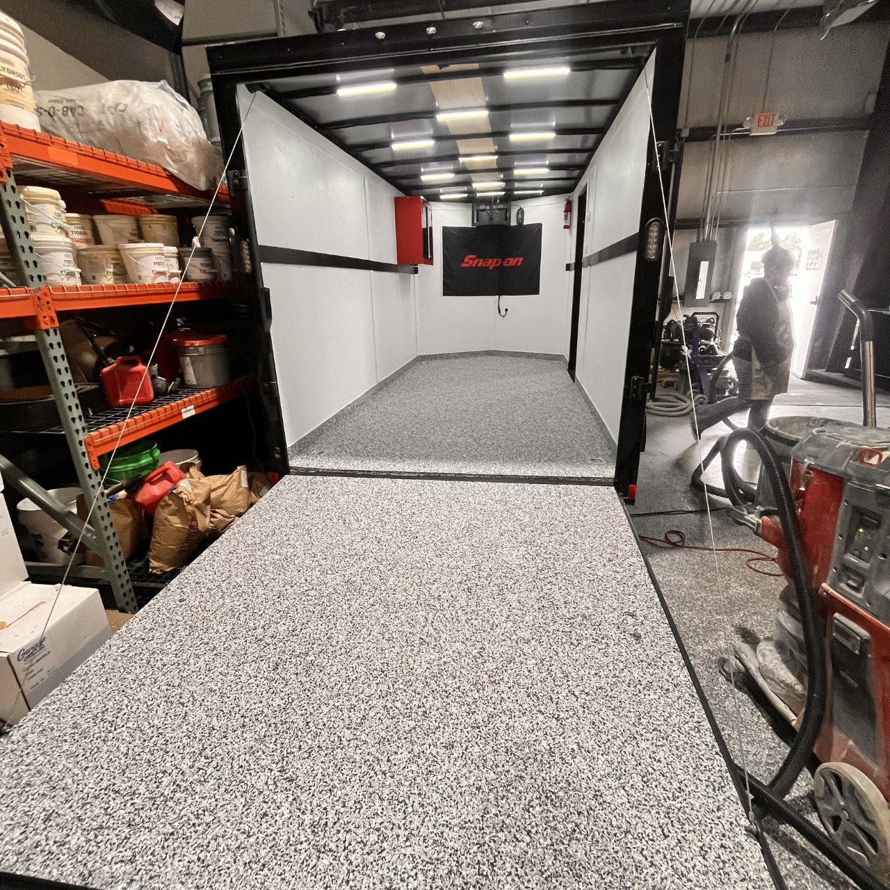 Enclosed trailer floor coating Mountain Home AR
