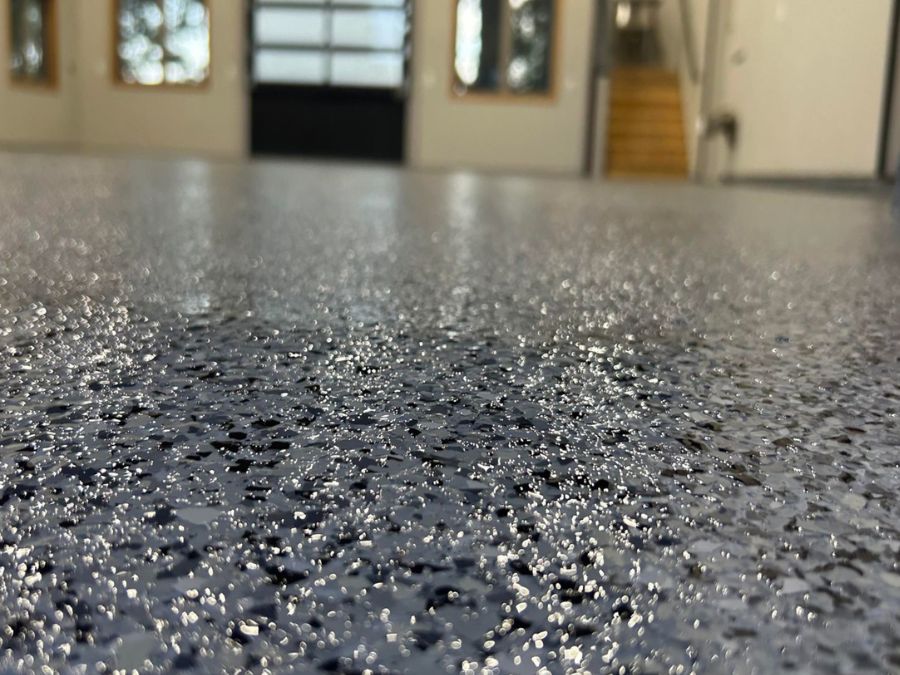 Epoxy garage floor
