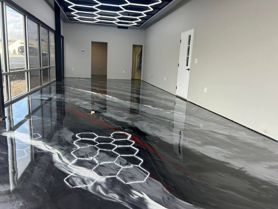 Epoxy floor coating Big Flat AR — Twin Lakes Epoxy