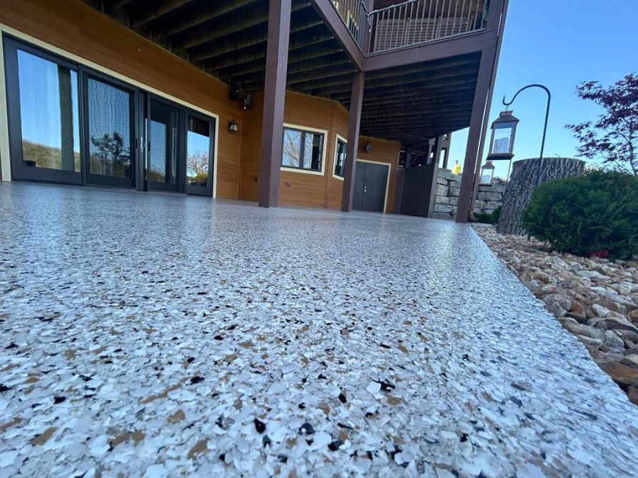 Patio outdoor concrete coating Mountain Home AR β Twin Lakes Epoxy