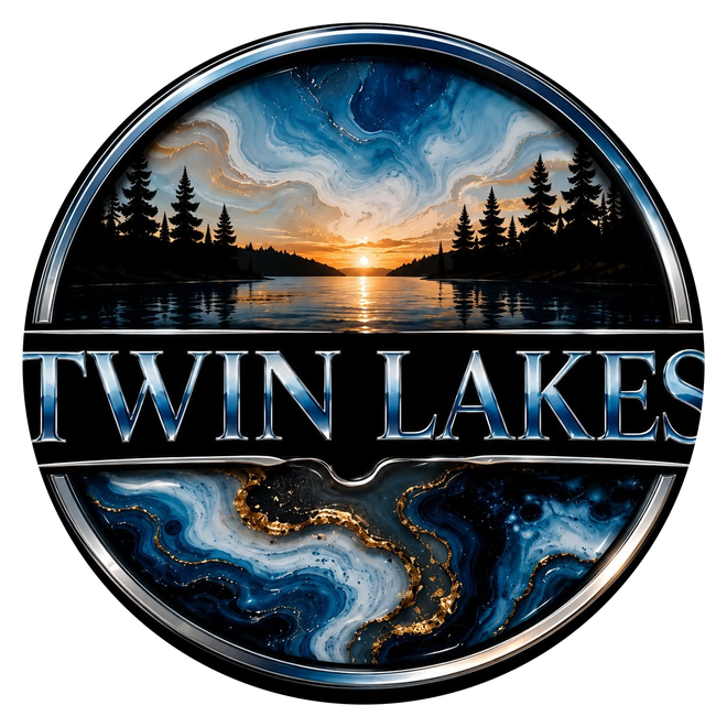 Twin Lakes Epoxy — Norfork & Bull Shoals Lake emblem logo